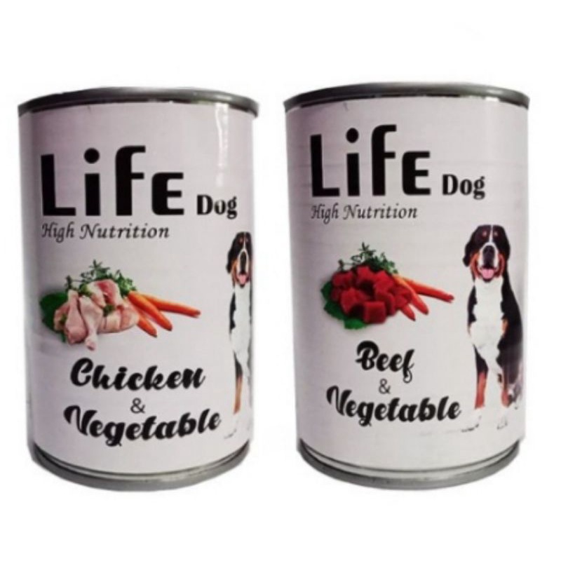 Life dog - Makanan anjing life dog kaleng 375gr termurah