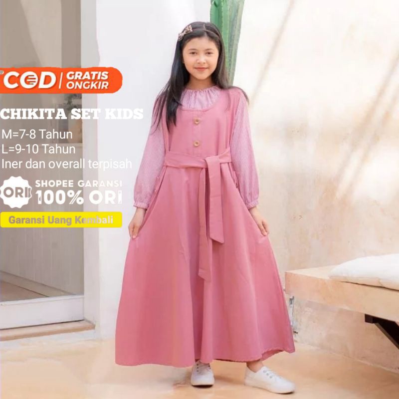 [COD]SETELAN ANAK PEREMPUAN UMUR 8-13 TAHUN GAMIS DRESS ANAK TERBARU BAJU ANAK MUSLIM MURAH PAKAIAN 