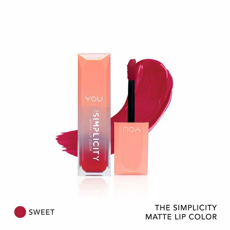 Kosmetik You The Simplicity Matte Lip Color By YOU Makeups | Lipcream Lipstick Lipstik