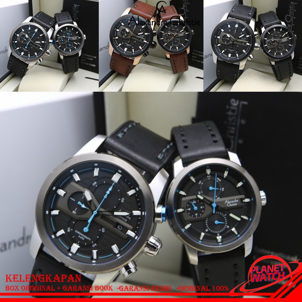 ALEXANDER CHRISTIE COUPLE ORIGINAL JAM TANGAN ALEXANDRE CHRISTIE COUPLE JAM ALEXANDER CRISTIE 6562