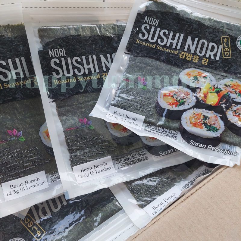 HPT - JAVA SUSHI NORI Rumput Laut Kimbap Seaweed Halal MUI