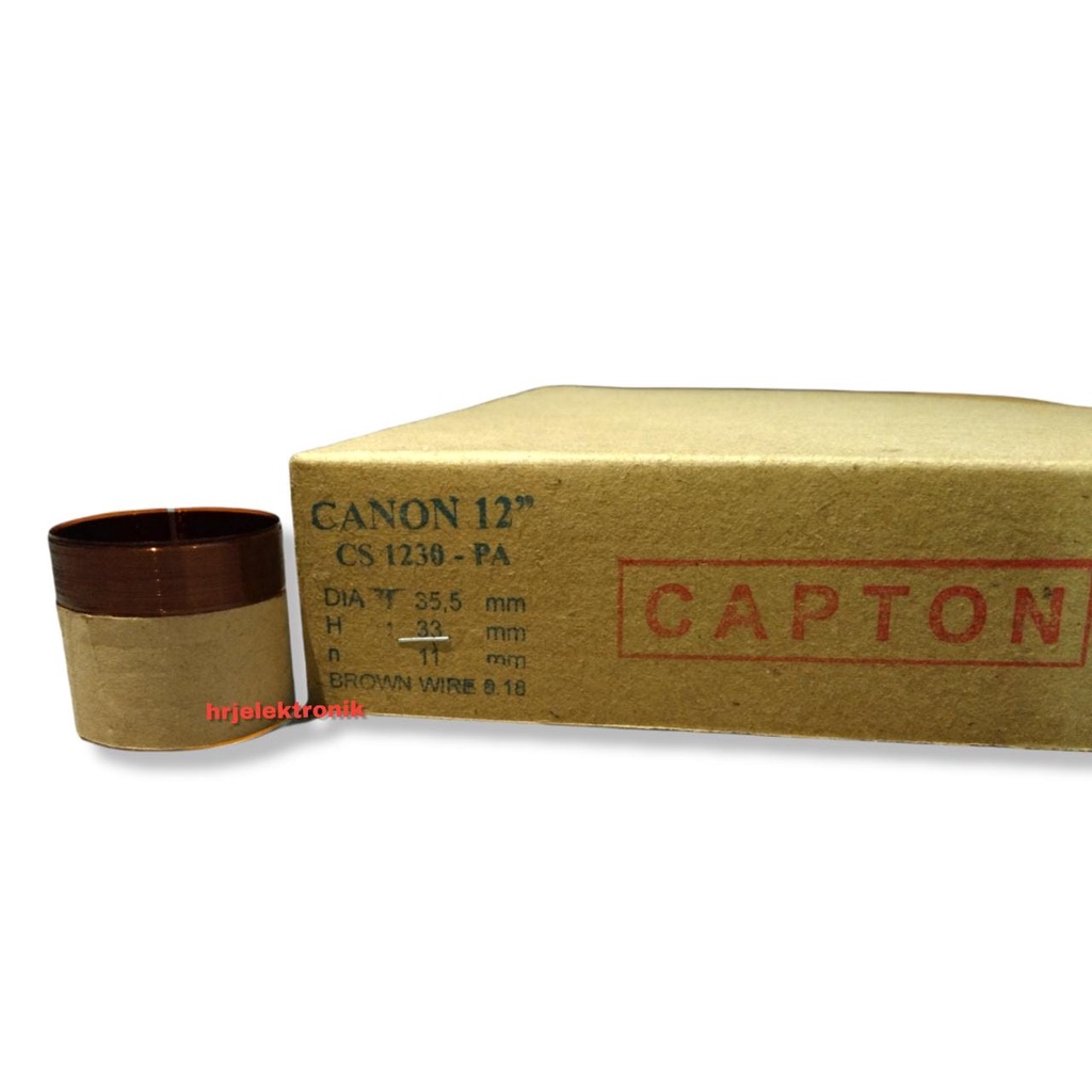 Spul coil speaker 12 inch 1230 pa