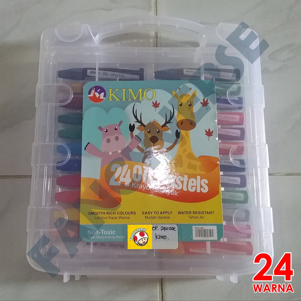 

Crayon 24 Warna KIMO / Oil Pastel Krayon