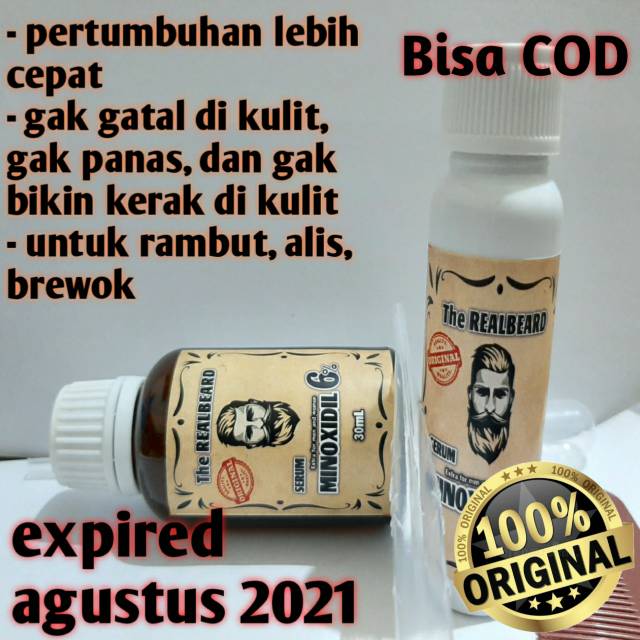 Minoxidil PENUMBUH RAMBUT  BREWOK TANPA GEN ORIGINAL 100 