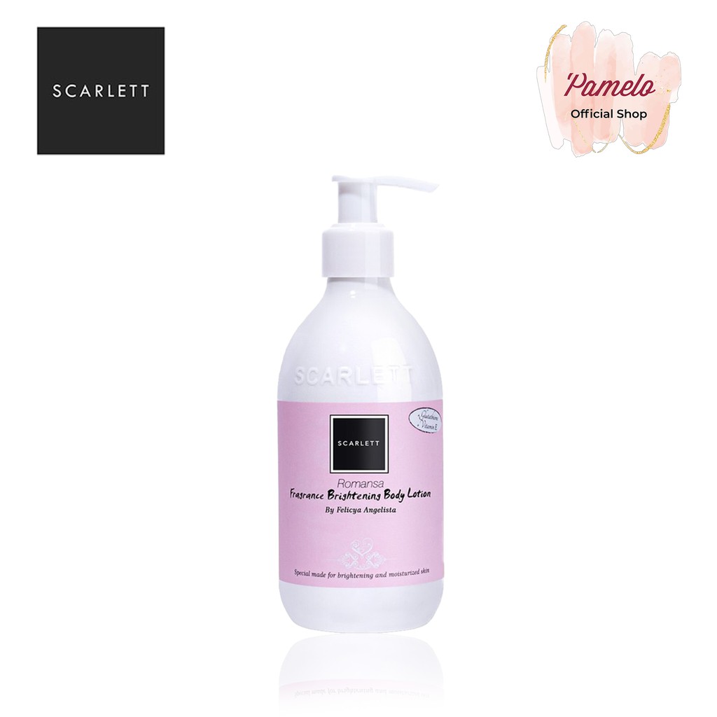 ❤️ Pamelo ❤️ Scarlett Whitening BPOM SALE 100% RESMI ORIGINAL SCARLET SCARLETT BY FELICYA ANGELISTA-Lotion Romansa