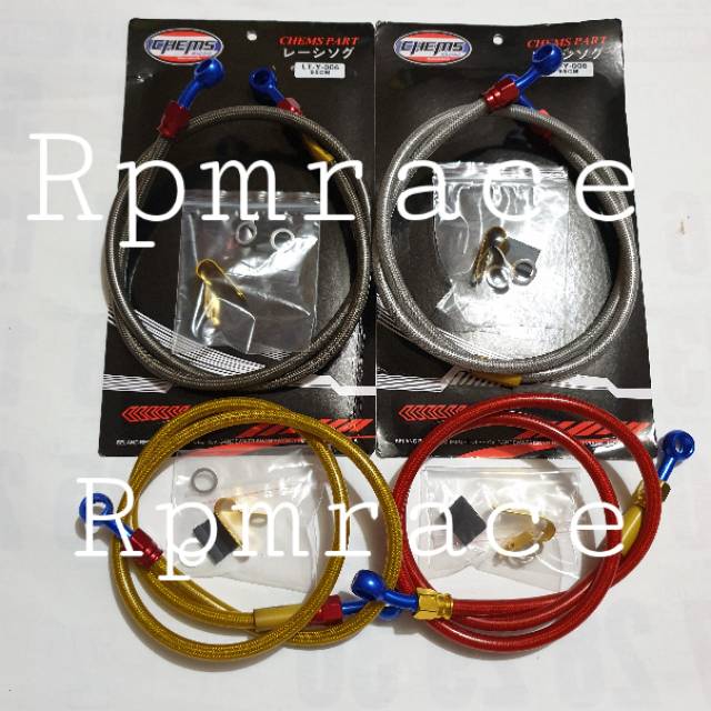 Kabel Selang Rem Depan Karbon Model Swit 100cm Universal Beat Mio Scoopy Vario Dll