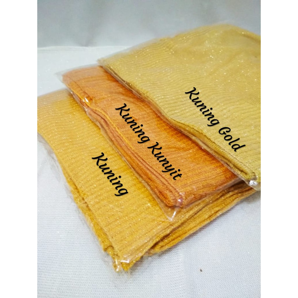 Pashmina Gliter Rajut Premium GOLD || Kerudung Pesta Kerudung Pernikahan || Pashmina Rajut Pengantin-4