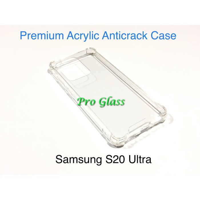 Samsung S20 / S20+ / S20 ULTRA  Anticrack / Anti Crack / ACRYLIC Case Silicone Premium