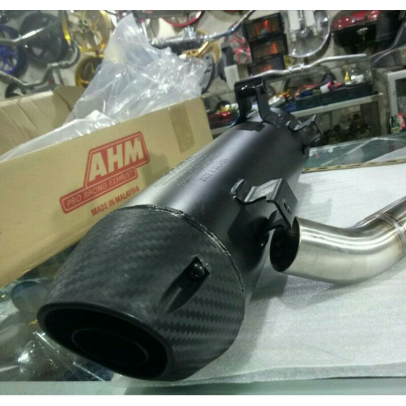 knalpot pcx lokal Ahm original malaysia / knalpot Ahm Vario 125 / knalpot ahm pcx lokal original / k