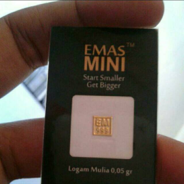 emas logam mulia 24 karat 0.05 gram