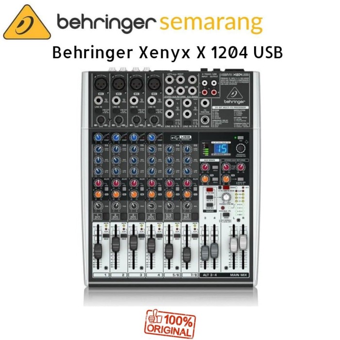 {suhadistore} Behringer Xenyx X1204 USB / X 1204 USB Mixer Diskon