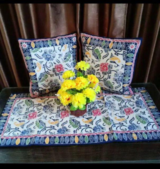 Set Sarung Bantal Kursi Batik Nature