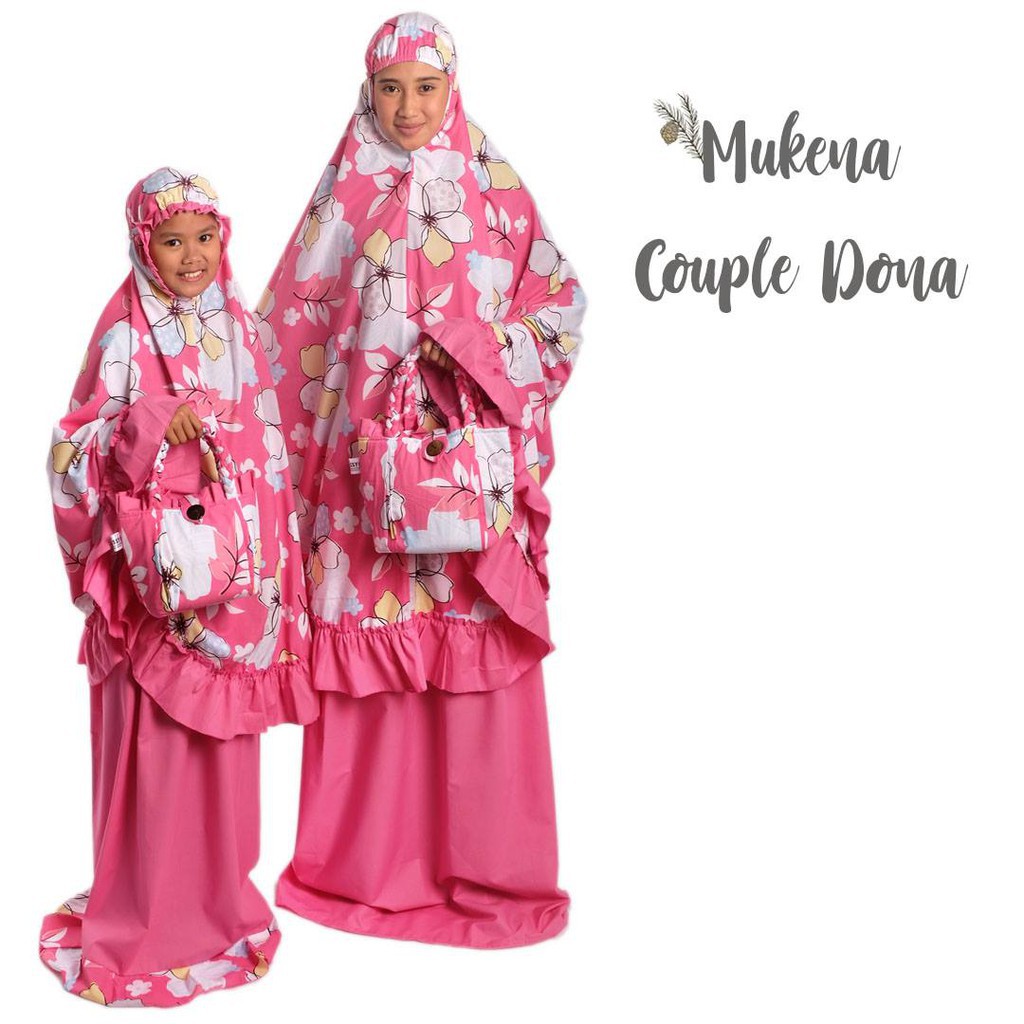 Unik MUKENA COUPLE TAS KEPANG DONNA  IBU ANAK  Murah