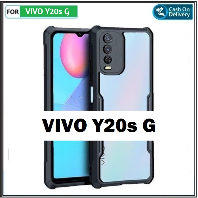 Armor Case Vivo Y20s G - Y12s - Y20s Casing Fusion Shockproof Softcase