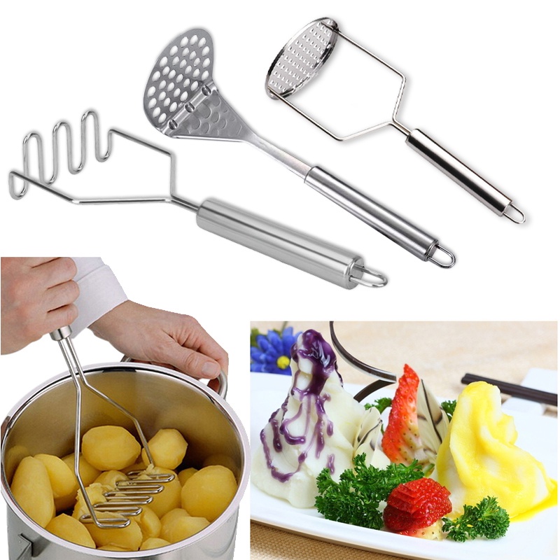 【Stainless】Alat Penghancur Kentang/Alat Tumbuk Kentang/Potato Masher/Penghancur Kentang