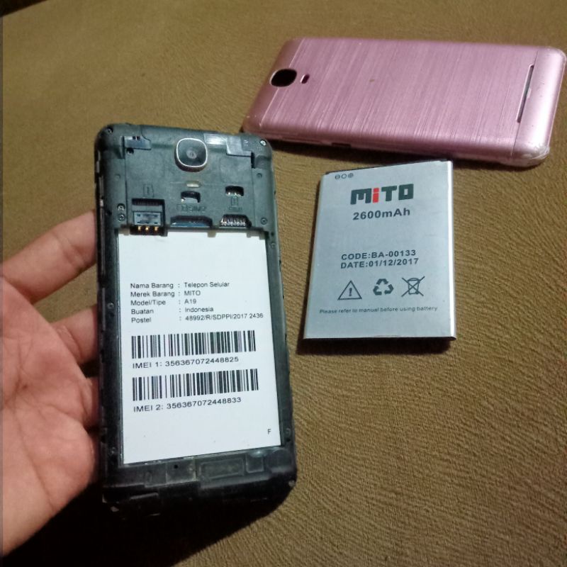 mesin mito A19 nyala