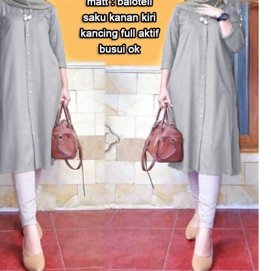 BOOM - TUNIK CANTIKA JUMBO, L, XL, XXL , 3XL / BAJU MUSLIM WANITA JUMBO/ TUNIK JUMBO / TUNIK TERBARU