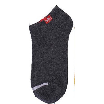 ❄ TMALL ❄ R156 Kaos Kaki Fashion Unisex Kaoskaki Warna Polos  Wanita Murah Semata kaki Socks Pendek-ABU TUA