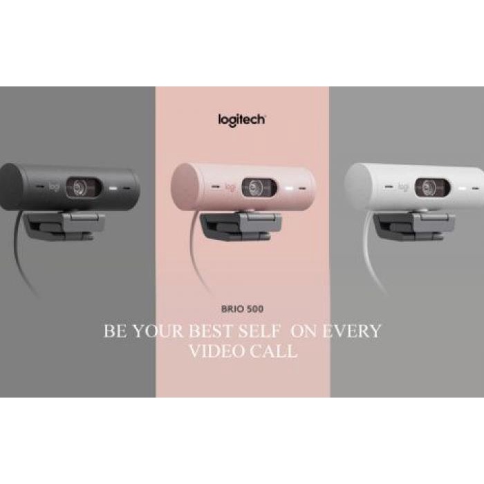 Logitech Brio 500 Full HD Webcam with privacy shutter