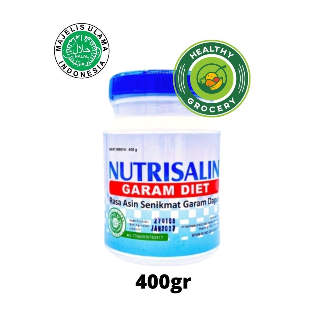 Nutrisalin Garam Diet 400gr / Garem Sehat