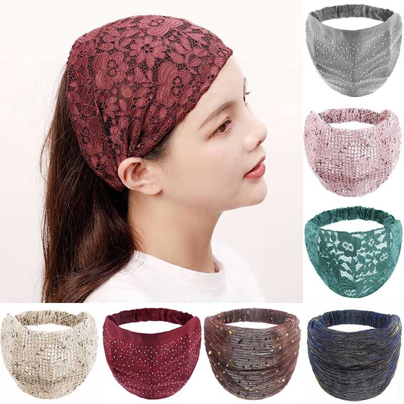 Premium Bandana Sorban Pinggiran Lebar Elastis Ala Korea Untuk Bando Motif Bunga Kekinian Wanita Import / Headband Cher Aestneeds Bandana Bando Aesthetic Headband Pinteresto