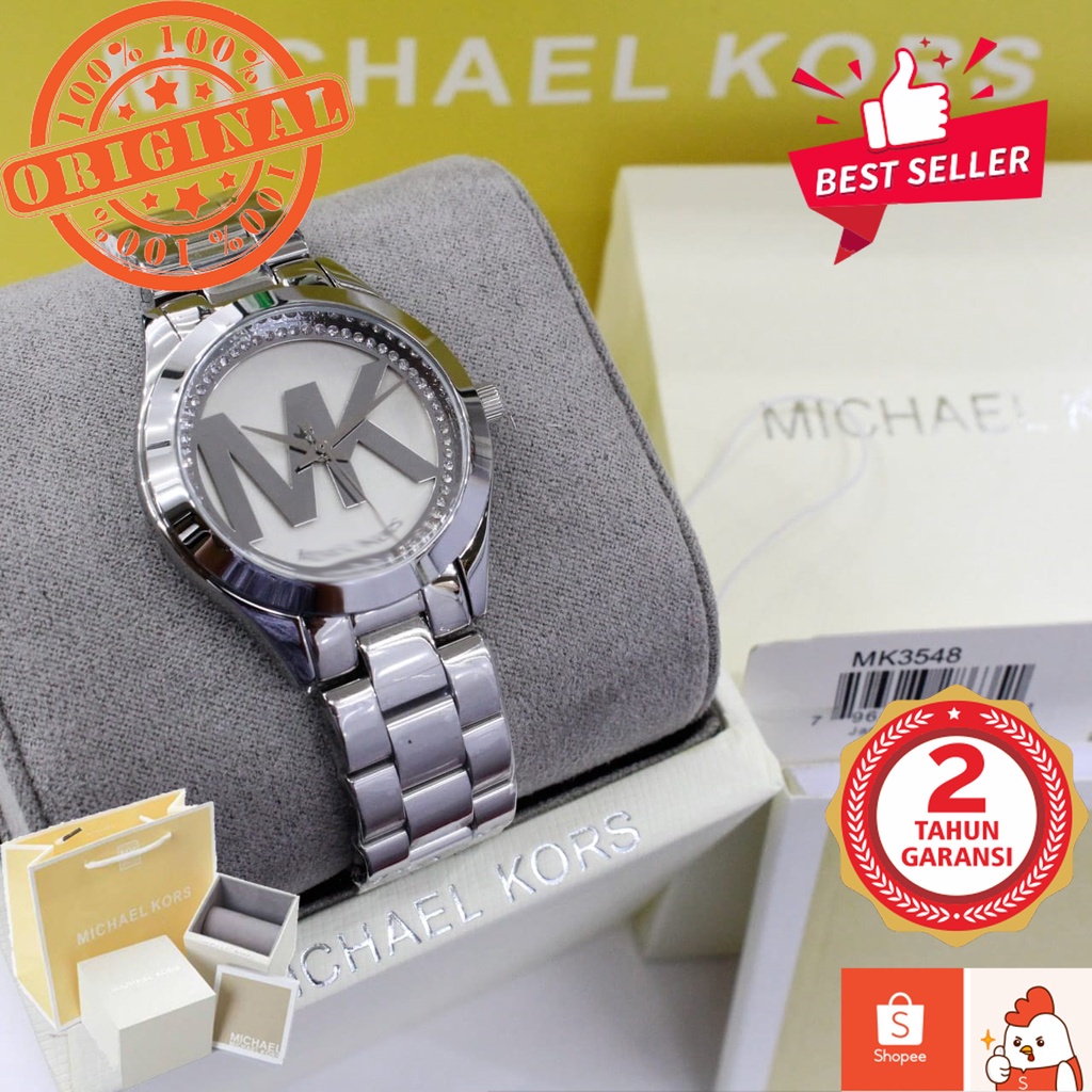 [JAM TANGAN PRIA WANITA | RANTAI | KULIT | KARET | MURAH |  100% ORIGINAL] MK jam tangan wanita M1CH