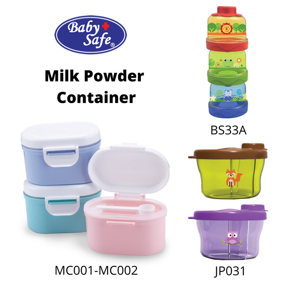 BABYSAFE MURAH TEMPAT SUSU MILK POWDER CONTAINER TEMPAT SNACK BAYI BABY SAFE MC001 / MC002 / MC003 / MC004 / BS33A / JP031