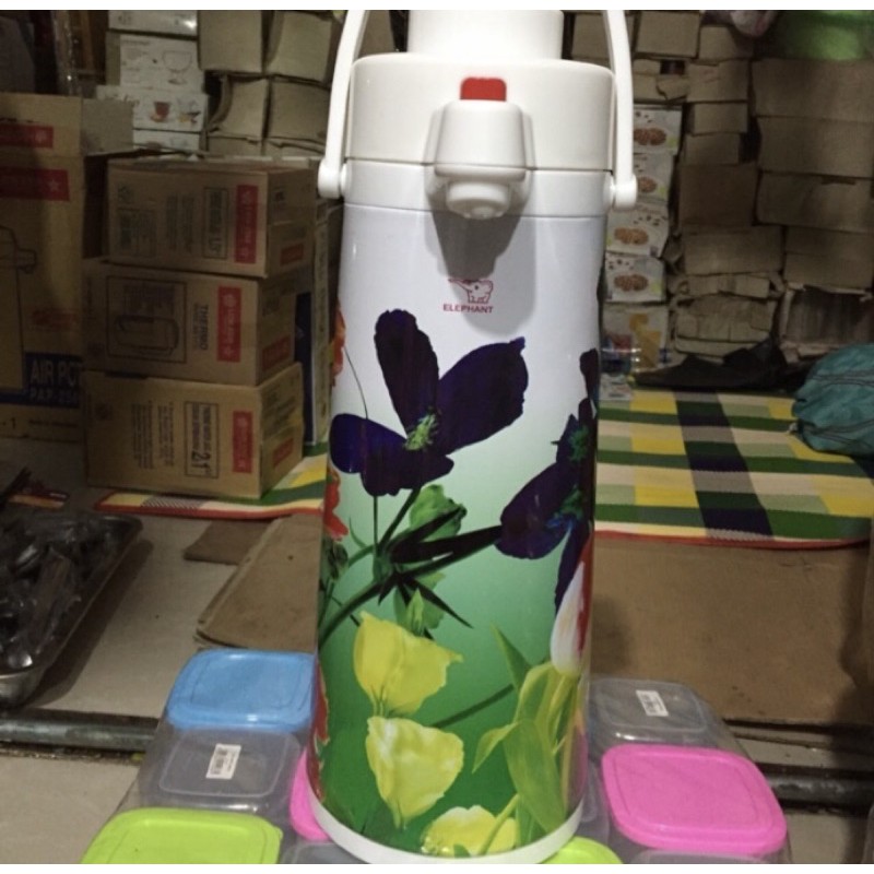 TERMOS AIR PANAS POMPA 2 LITER ELEPHANT