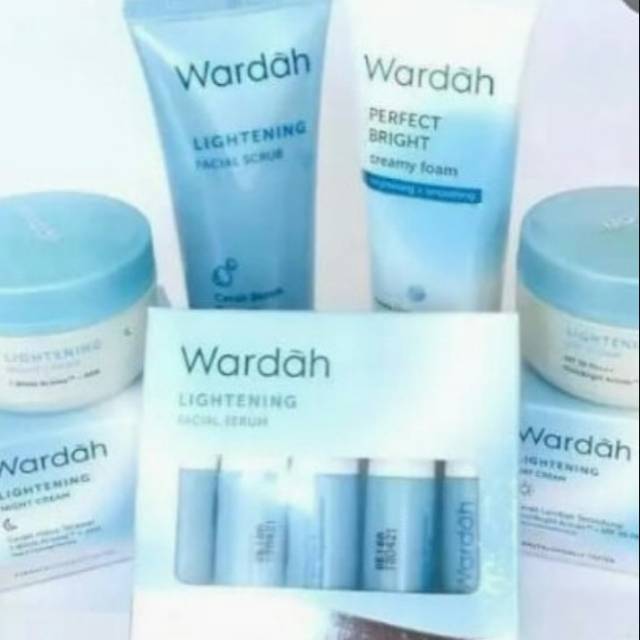 Wardah Paket Lightening Cream 30gr 5 Produk