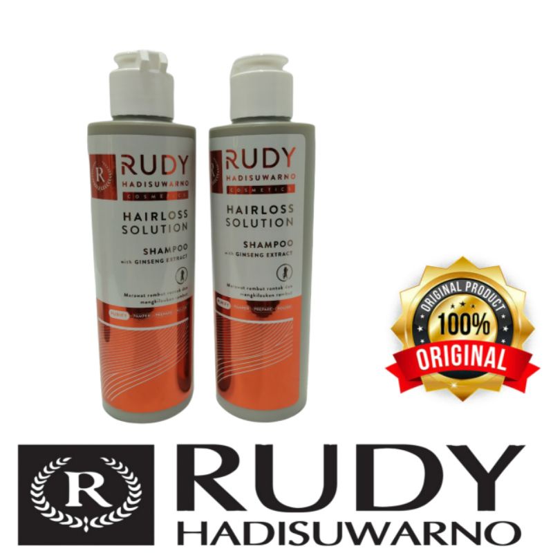 RUDY HADISUWARNO SHAMPOO HAIRLOSS/ HAIR TONIC RUDY HADISUWARNO GINSENG RAMBUT RONTOK/ HAIR TONIC RAM