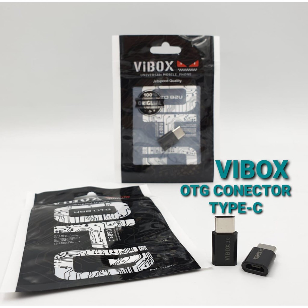 Vibox Converter Micro USB To Type C Charger Fast Charging QC3.0 High Speed Data Transfer 480Mbps Konverter Micro Usb Ke Tipe C  Model aukey Konektor Original[mega roxy]