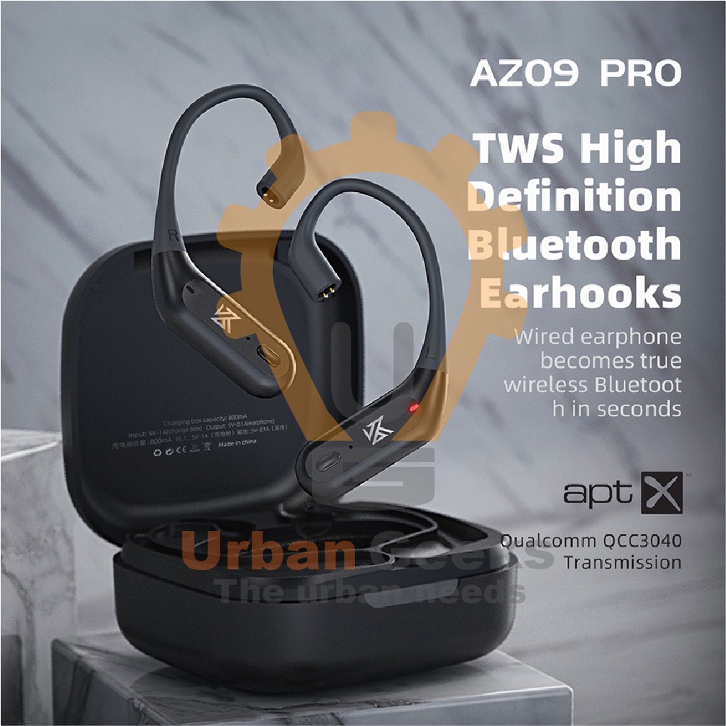 TWS Earhook HD Bluetooth Adapter KZ AZ09 Pro Knowledge Zenith APTX