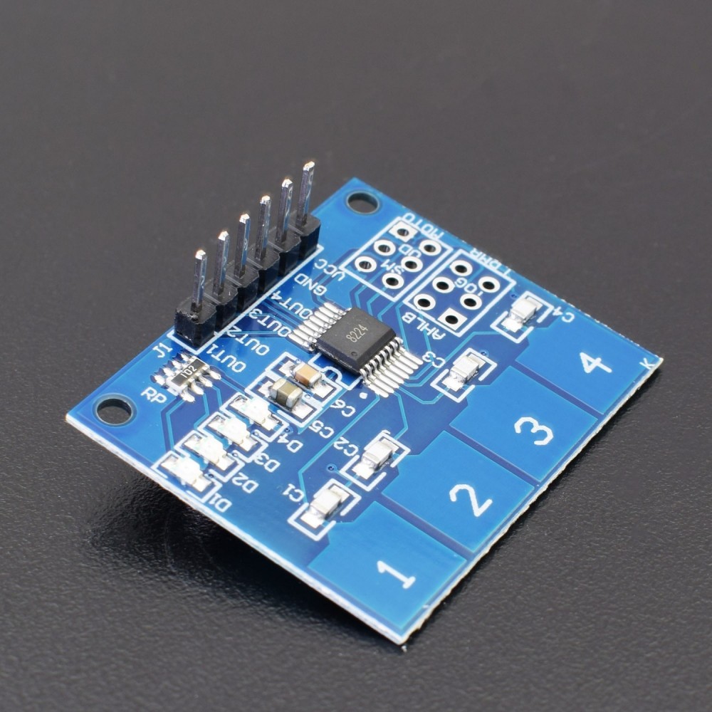 TTP224 Capacitive Touch Sensor Module 4 Channel Digital Switch