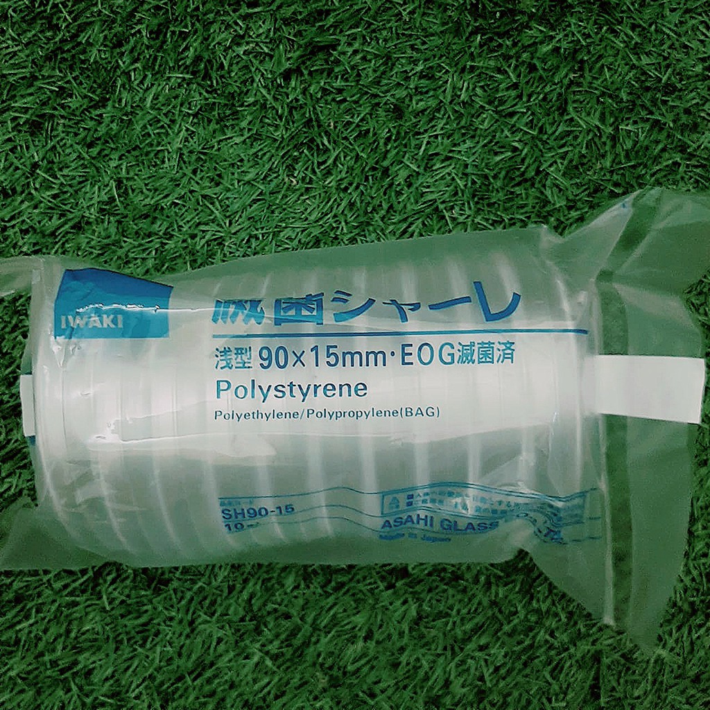 Petri Dish iwaki plastik 90x15 MM