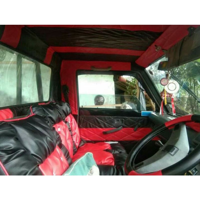 sarung jok mobil L300 model sofa