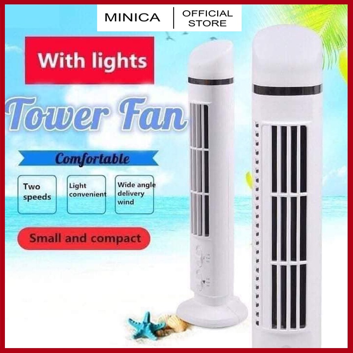 TOWER FAN LIGHT Mini Tower fan pendingin Usb air purifier Baterai Tower fan pendingin AC portabel Ki