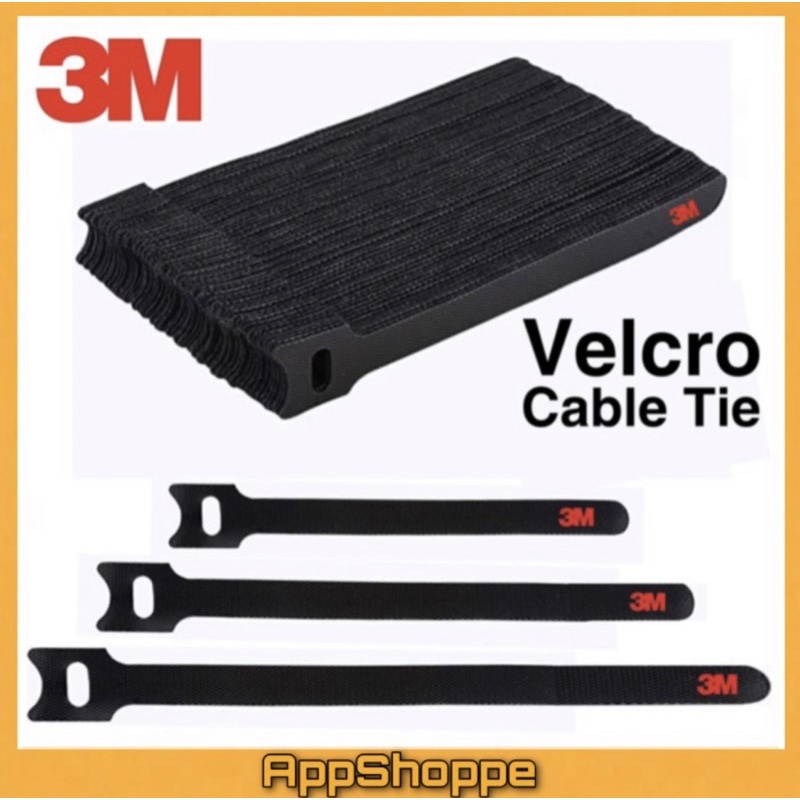 3M VELCRO KABEL TIE ORGANIZER Pengikat Kabel Perekat Kuat Serbaguna