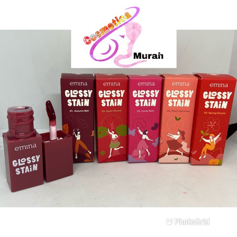 [ terbaru ] emina glossy stain // liptint emina glossy stain // emina stain glossy