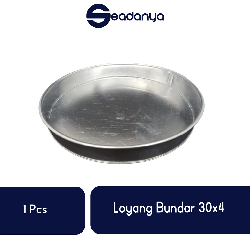 

Loyang Bundar 30x4-Loyang Bundar/Loyang Bentuk Bundar/Loyang Bulat/Loyang Ukuran 30x4/Loyang Bundar Terlaris/Loyang Bundar Termurah