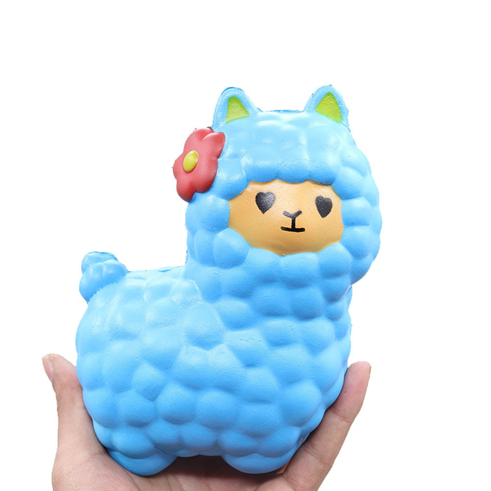 Jumbo Domba Licin Lucu Alpaca Galaxy Super Lambat Naik Mainan