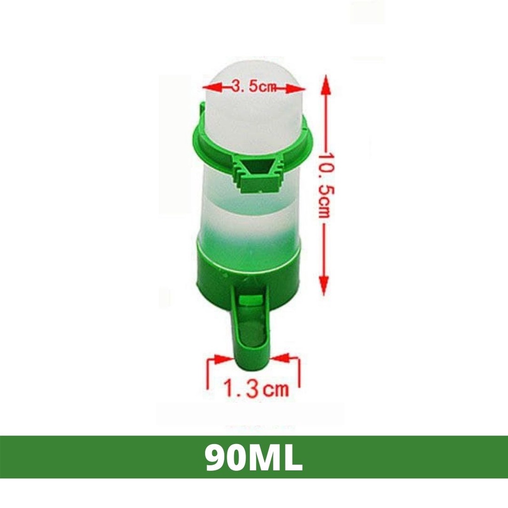 Tempat Makan Minum Otomatis Burung Hamster Glider Landak Mini  Air Mancur Minum Otomatis Cangkir Pemberi Makan Burung Anti Percikan FEFARM