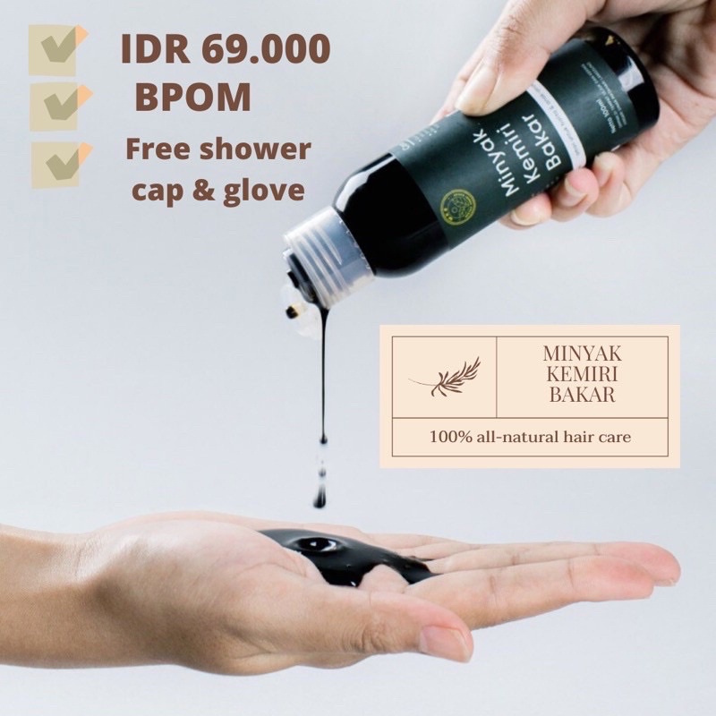 MKB Minyak kemiri bakar 100% asli