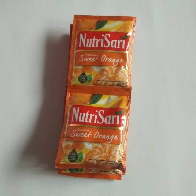 

Nutrisari American sweet orange 11 gr 1 renceng