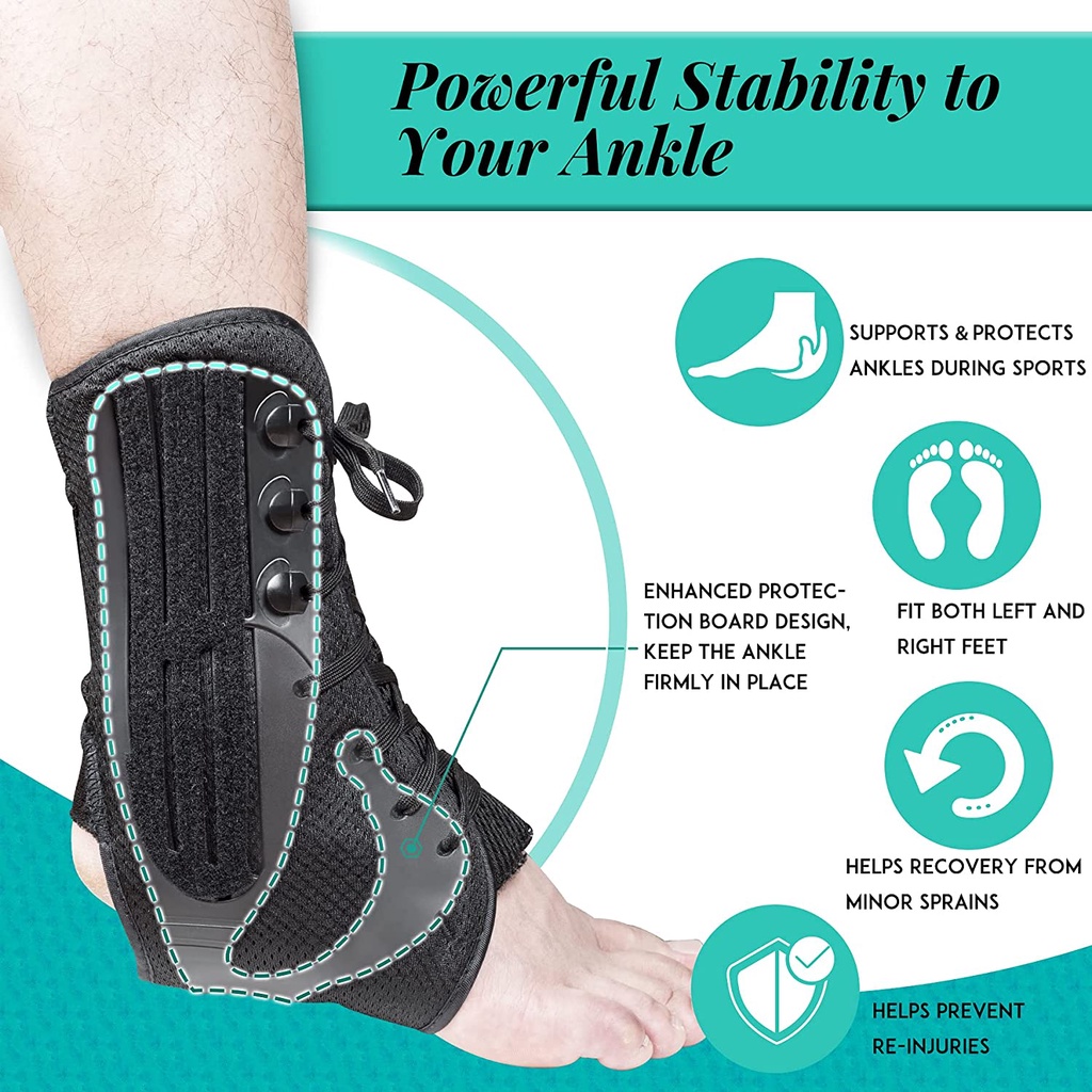 Ankle Brace / Deker Ankle / Penyanggan Ankle / Ankle Support / Alat Terapi / Kesehatan / Olahraga