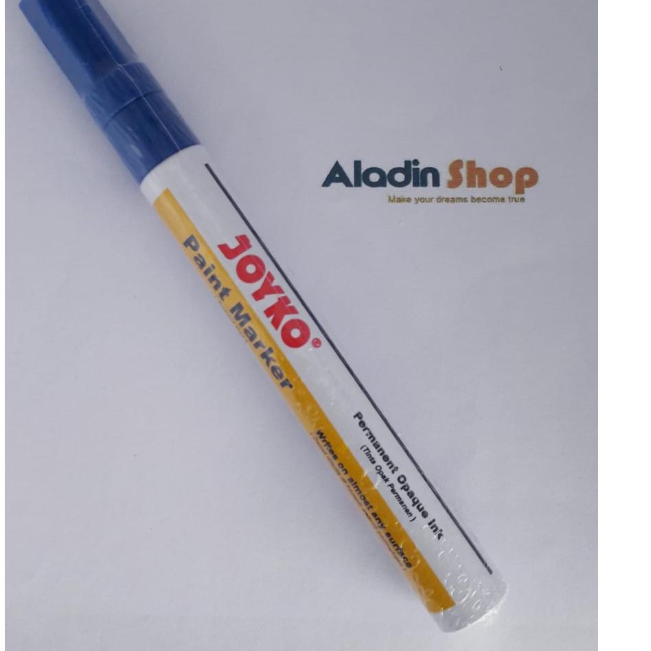 

[KODE BARANG HGK43] Sepidol Spidol Paint Permanent Marker Cat kuning Biru Putih Hijau Biru Emas Joyko Yellow Blue White