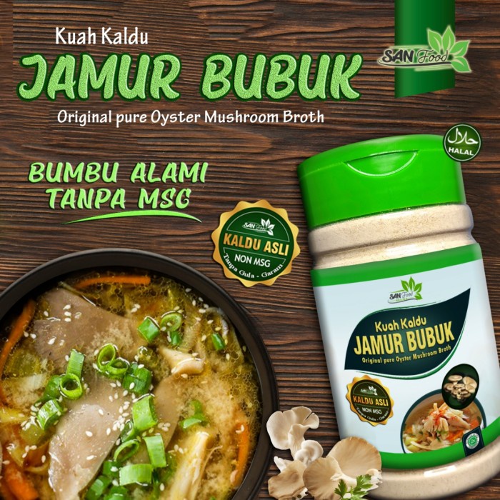 

NEW Sanfood Kuah Jamur Bubuk Non Gula-Garam, Non MSG, tanpa pengawet