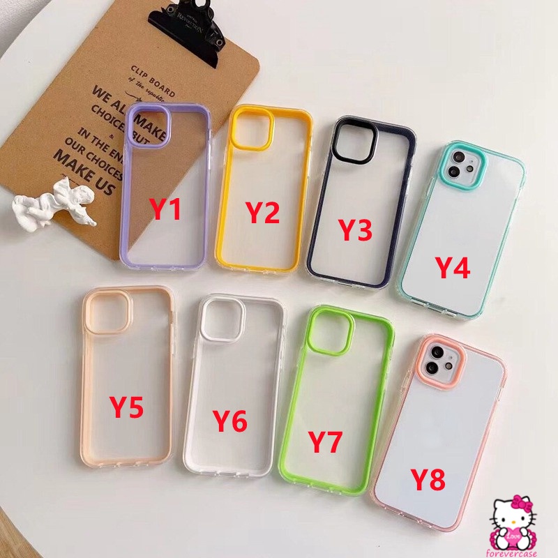 3 in 1 Soft Case Pelindung Penuh Warna Permen Polos Untuk Samsung A12 A32 A11 A20 A31 A30 A02s A13 A53 A03s A03 A72 A33 A22 A52s A50 A30s A20s A71 A51
