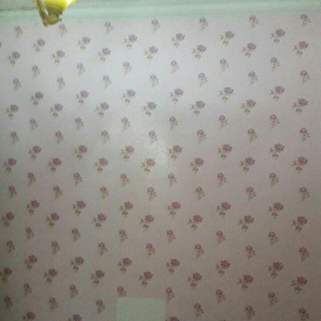 Wallpaper Stiker Rose Purple Luxury Skr-6021-1 45cm X 10m