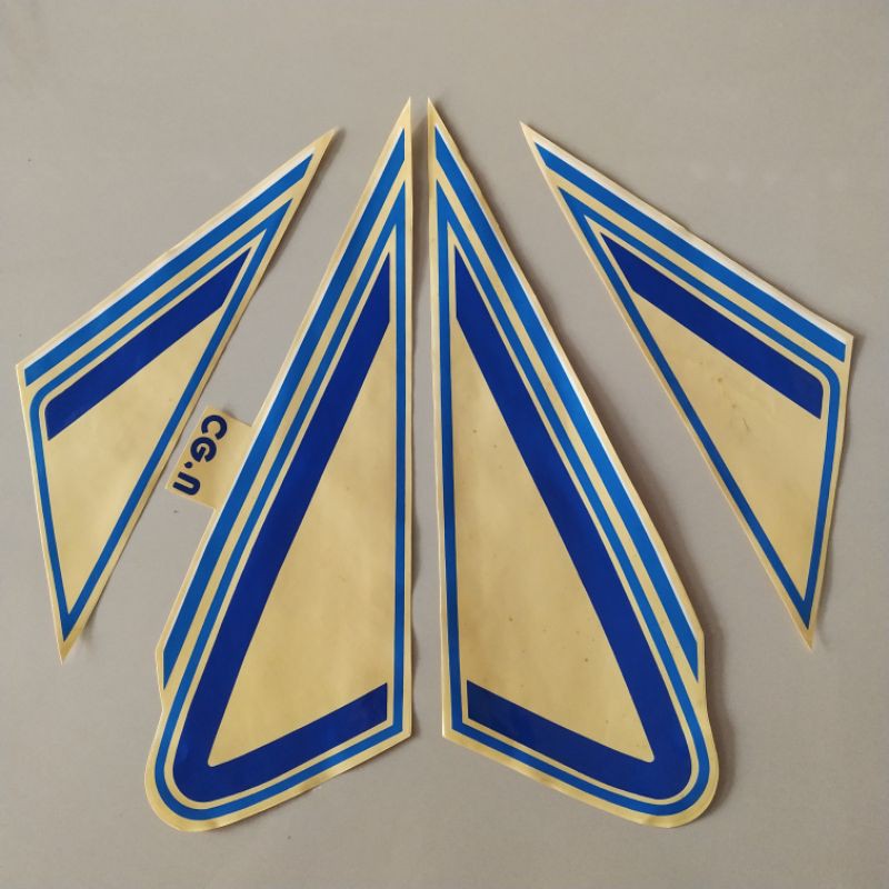 Striping Honda CG N 110 biru body standar berkualitas murah