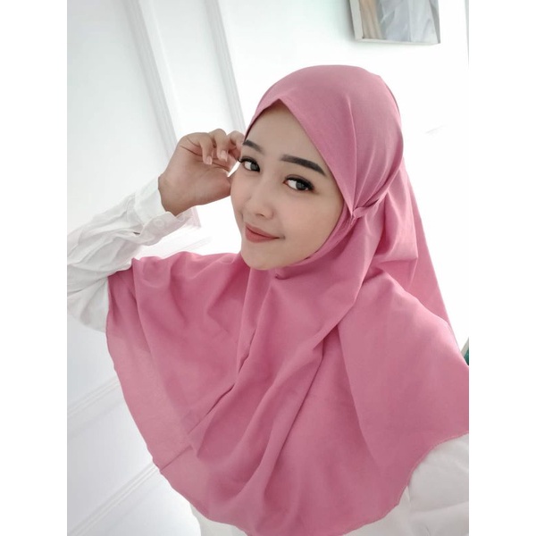 jilbab instan bergo maryam ukuran M fit to L jilbab instan tali diamond